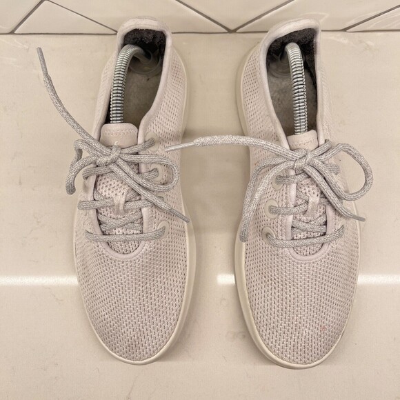 Allbirds White Tree Runners Women's Size 10 w/out Insoles - Picture 3 of 11